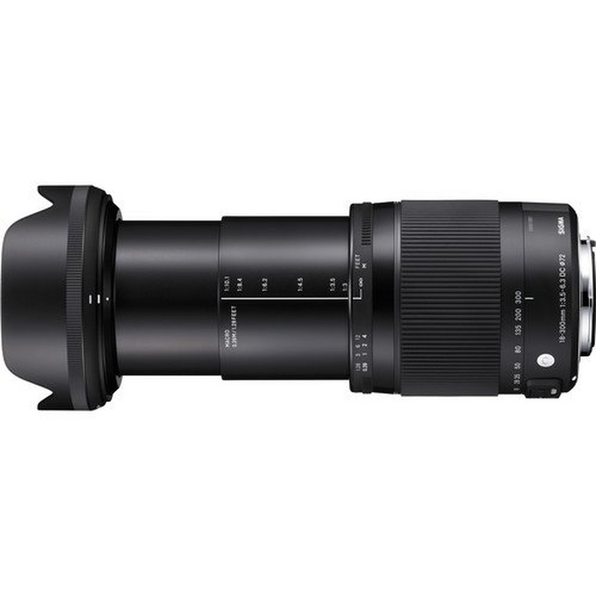 Sigma 18-300mm F3.5-6.3 DC Macro OS HSM Lens - Canon Mount