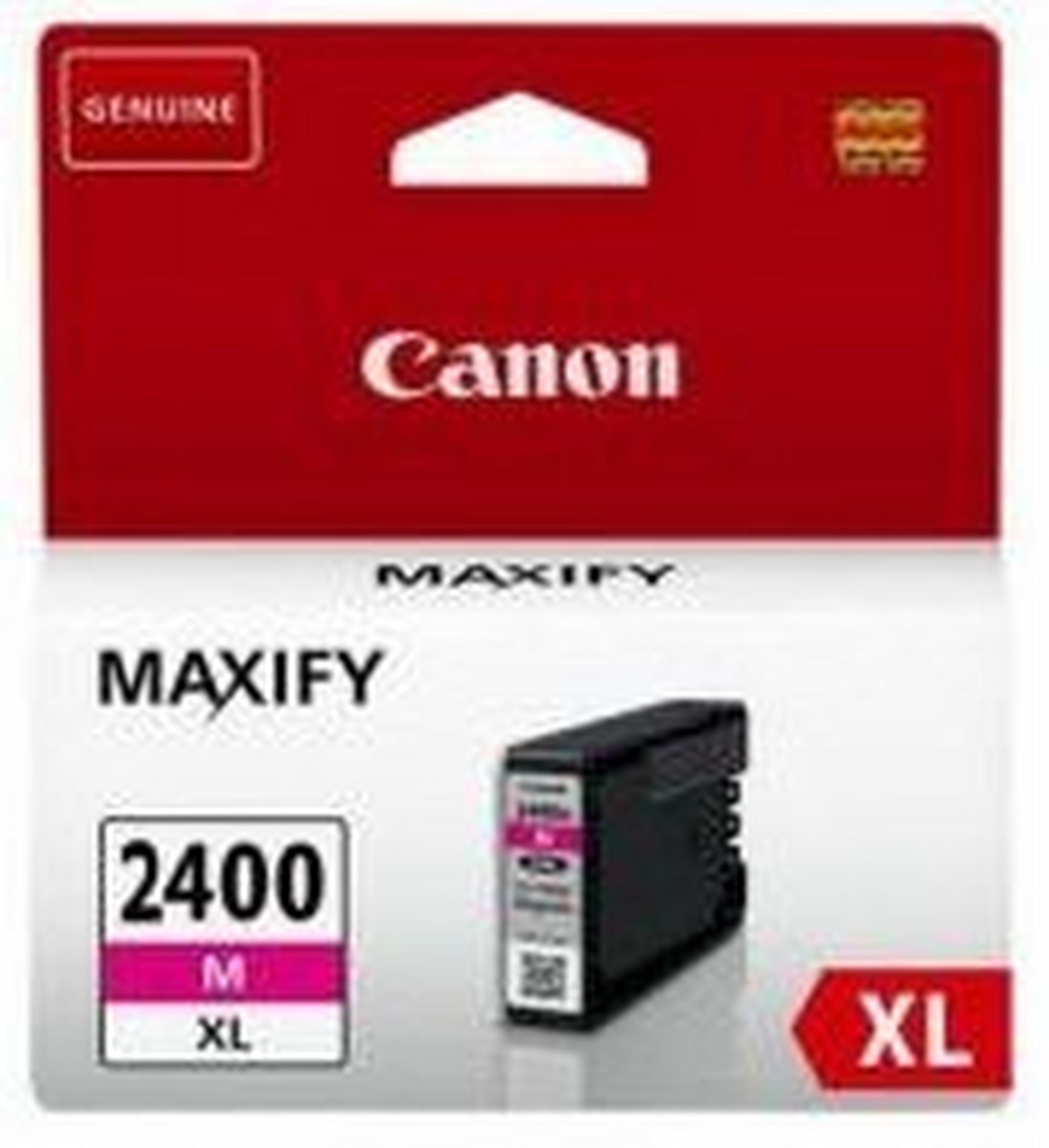 CANON Ink 2400XLM for Inkjet Printing 1500 Page Yield - Magenta (Single Colour Pack)