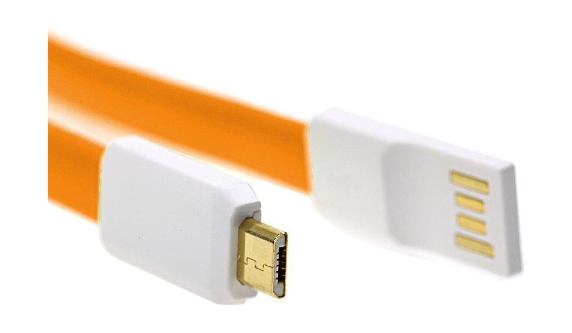 Vojo High Speed USB 2.0 Cable A Male to Micro B Sync and Charge Micro USB Cables - Orange 90020093