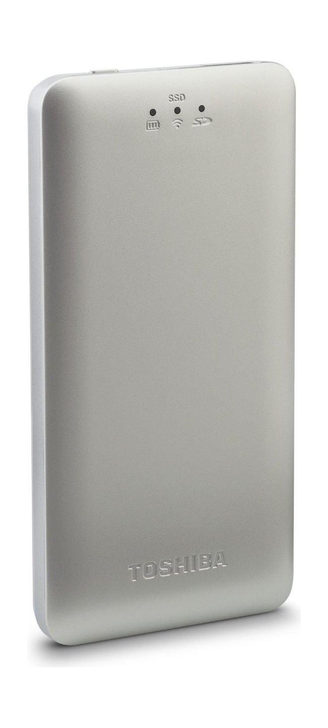 Toshiba Canvio AeroMobile Wireless SSD 128GB - Silver