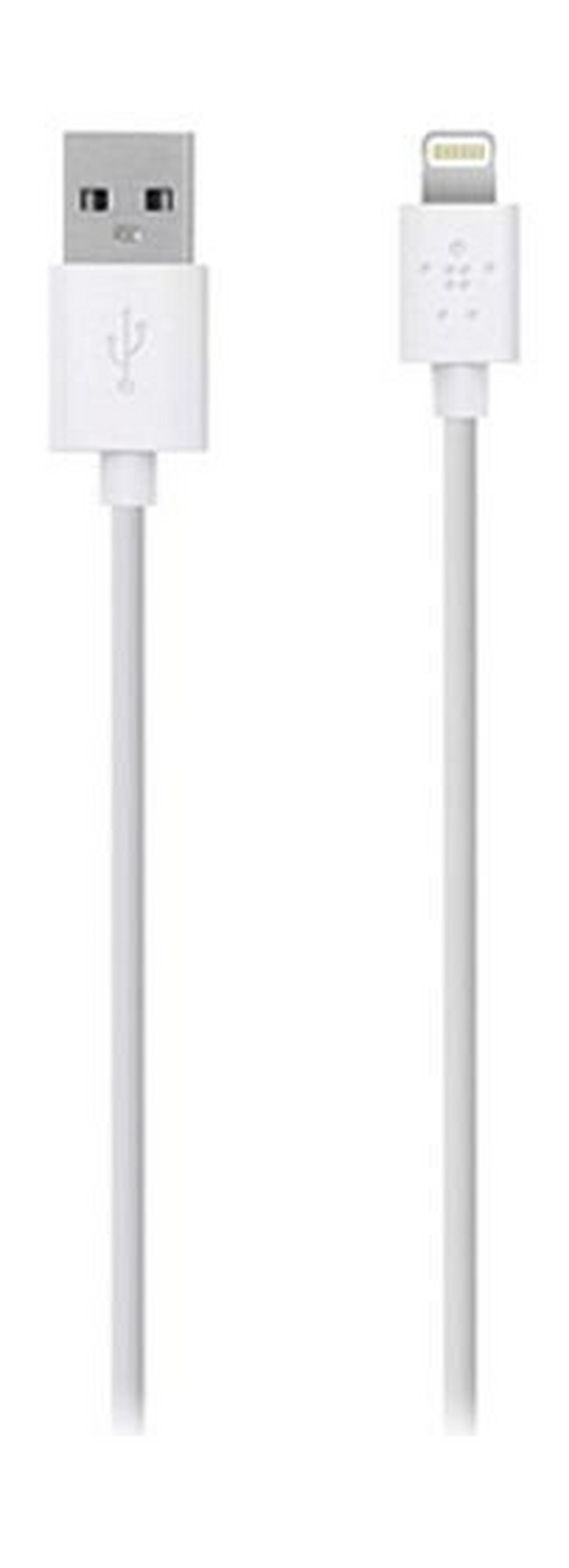 Belkin 3M Charge and Sync USB to Lightning Cable F8J023bt - White