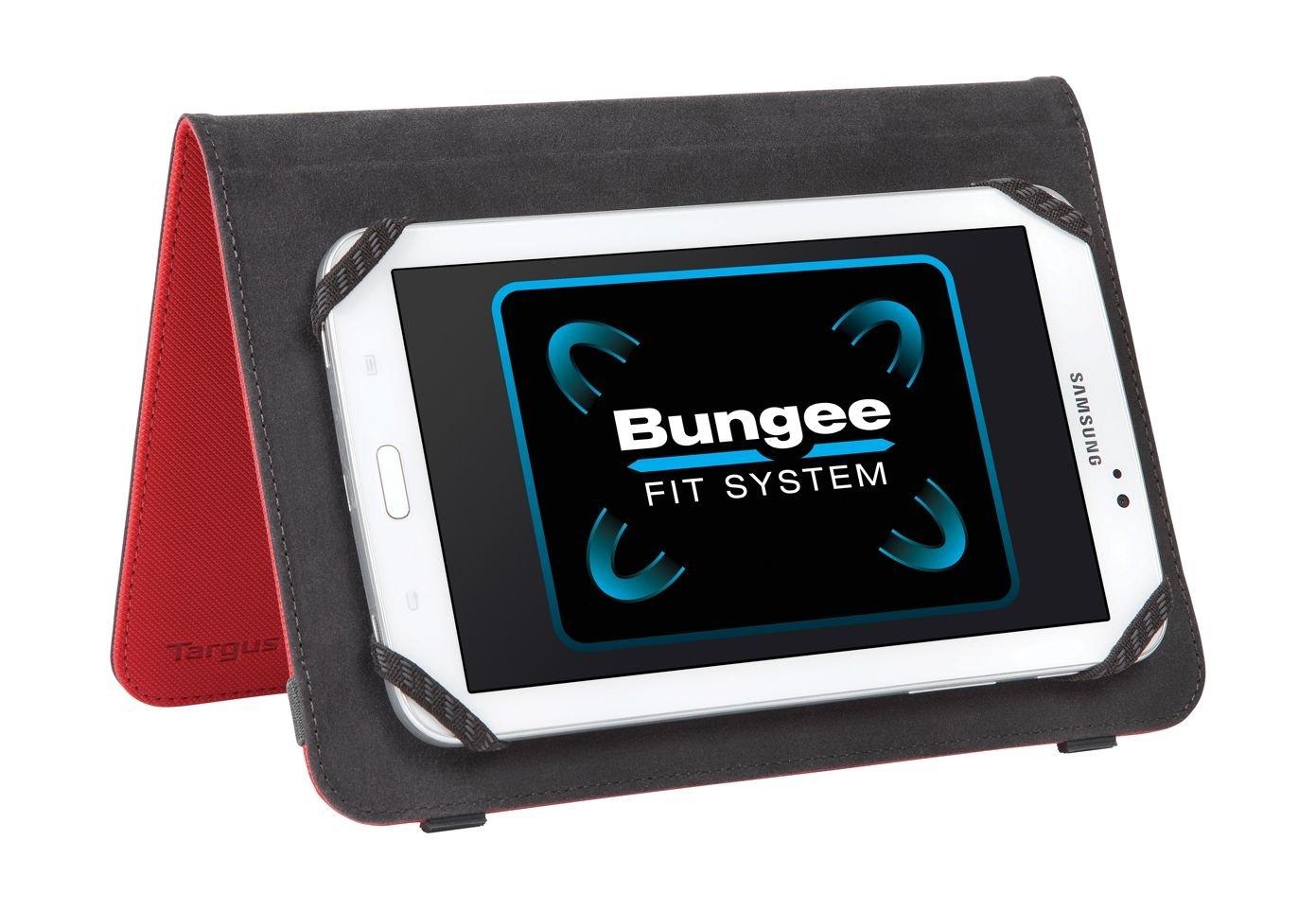 Targus Universal 7-8-inch Bungee Tablet Flip Case - Red THZ33801EU