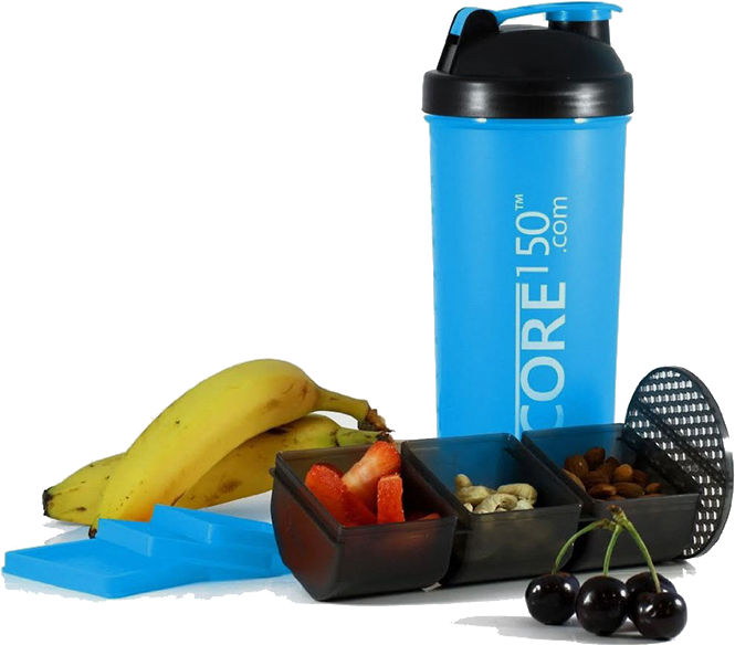 Core 150 Attitude Protein Shaker Bottle - Blue