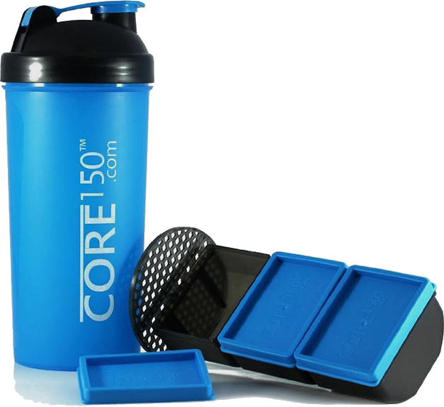 Core 150 Attitude Protein Shaker Bottle - Blue