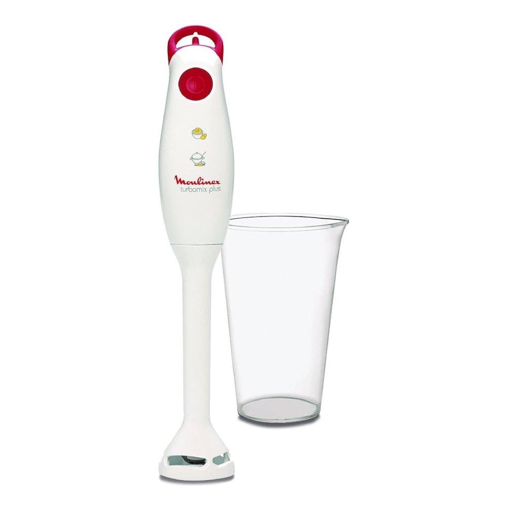 Moulinex 350W Turbo Mix Hand Blender (DD100) - White / Red