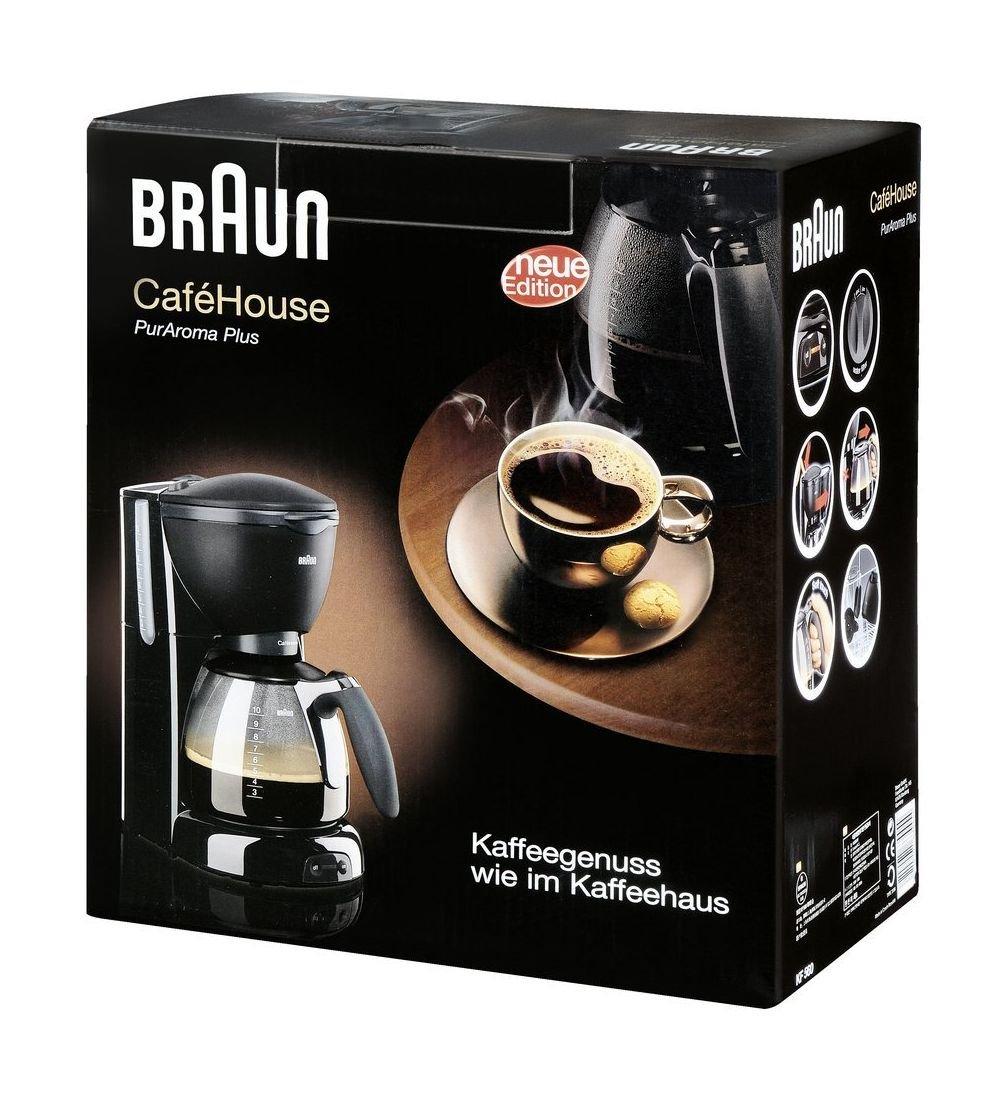 Braun 1100W CaféHouse Coffee Maker (KF560) – Black