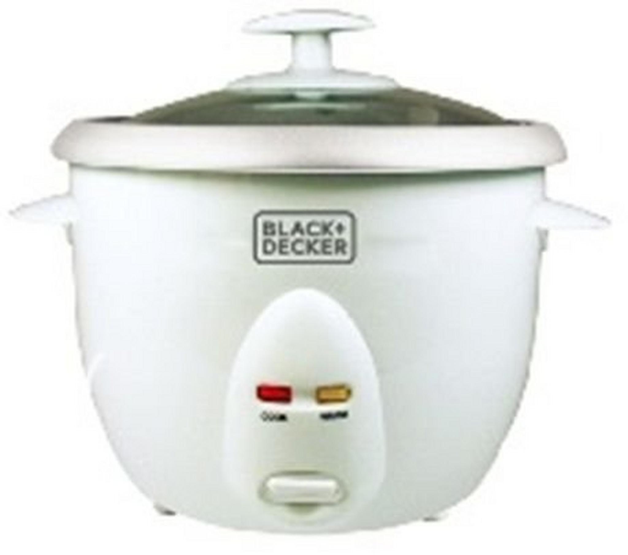 Black & Decker 400W 1 Liter Rice Cooker - White - RC1050-B5