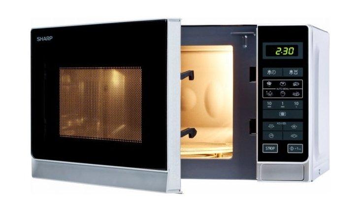 Sharp R-75AS 25 Liters Microwave Oven - Stainless Steel