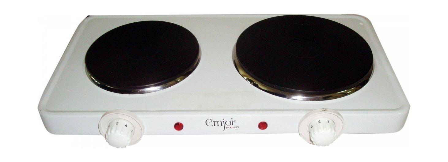 Emjoi Power 2500W Table Top Twin Hob White UEHP337 Price in Kuwait