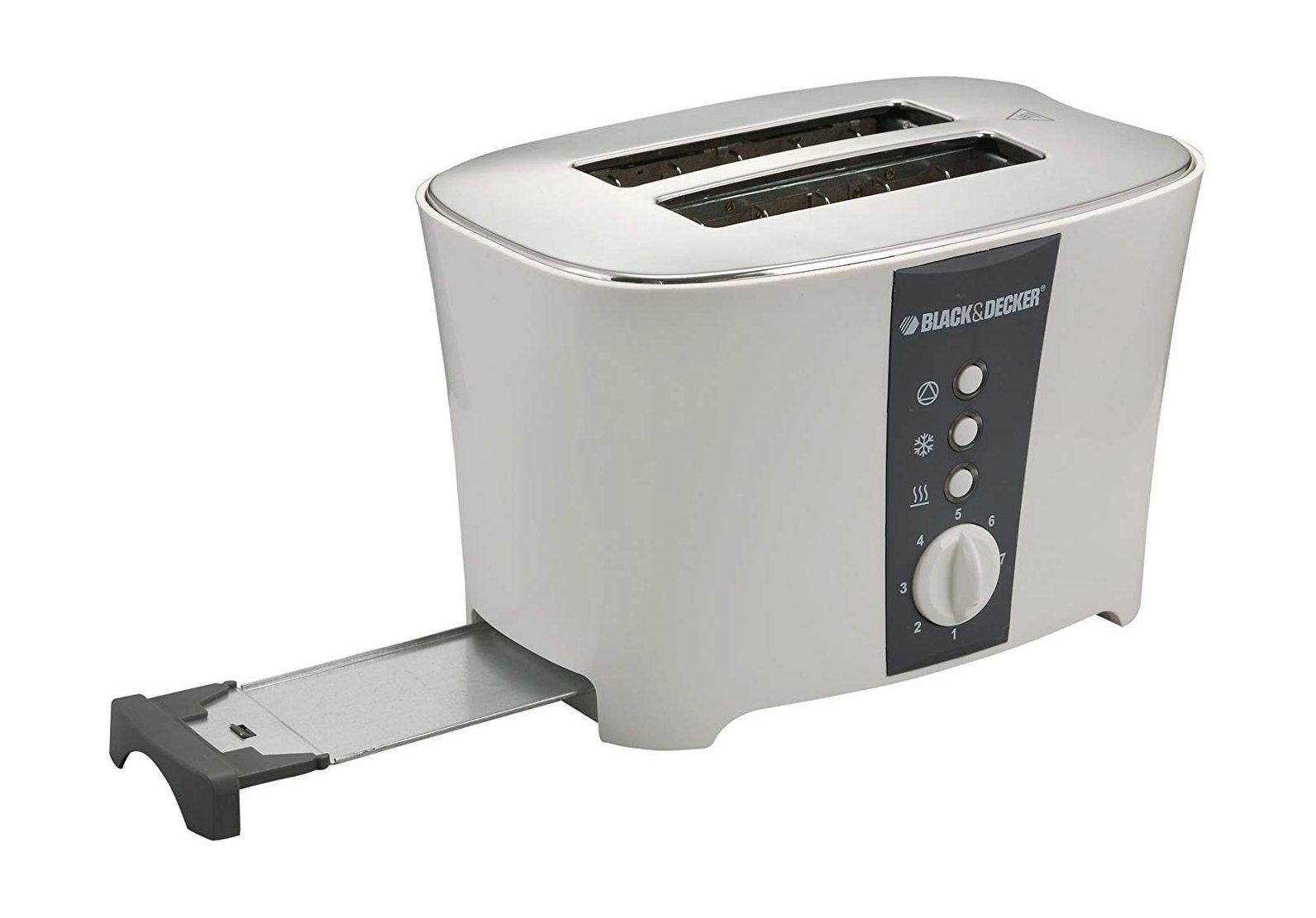 Black + Decker 2 Slice Cool Touch Toaster (ET122B5) White Price in