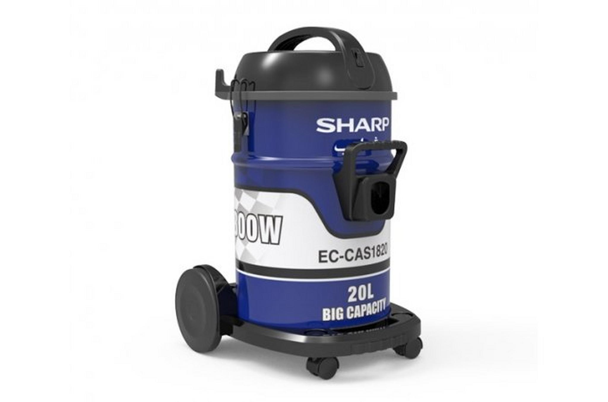 Sharp 1800W Drum Type Vacuum Cleaner - Blue EC-CAS1820-Z