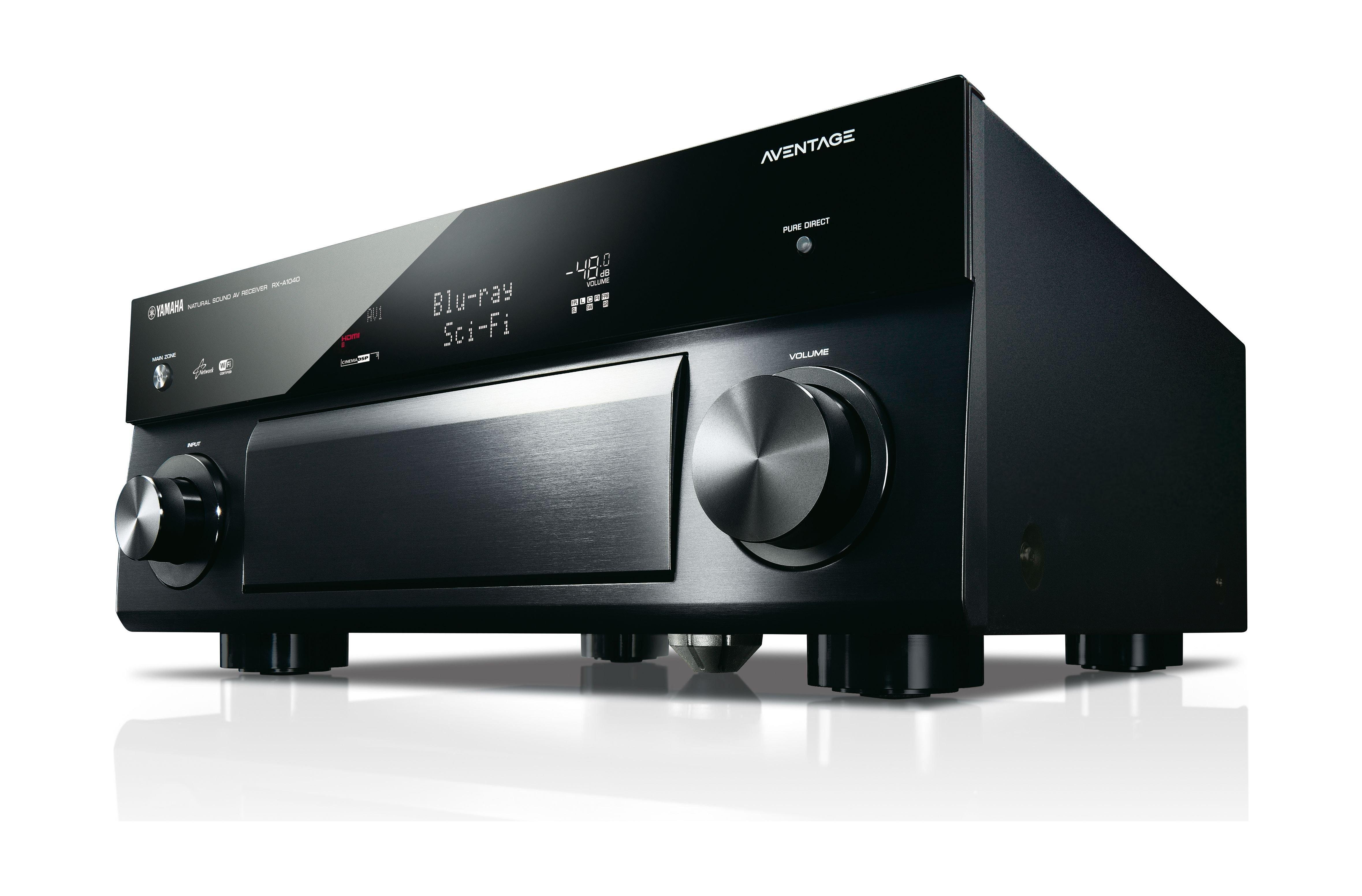 Yamaha AVENTAGE 170W Wi-Fi 7.2 Channel Network AV Receiver (RX-A1040) – Black