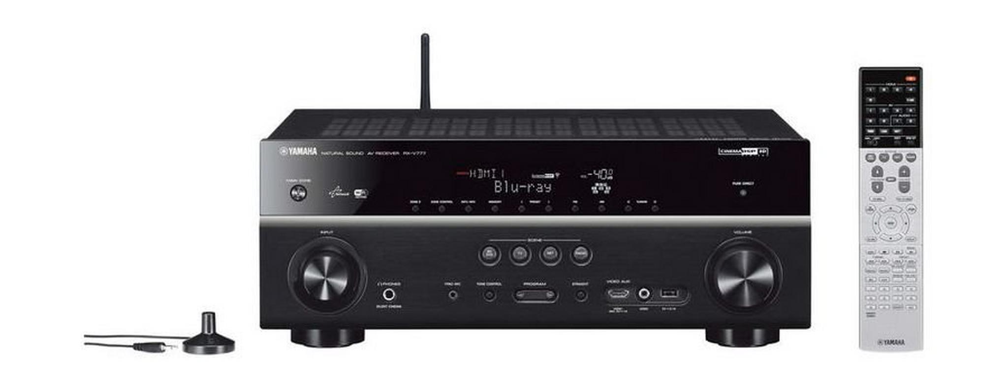 Yamaha 160W Wi-Fi 7.2 Channel AV Receiver (RX-V777) –Black