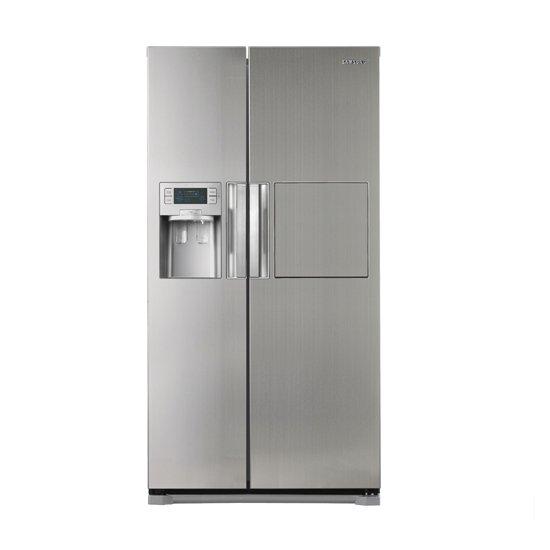 Samsung 20 Cubic Feet Side By Side Refrigerator - SIlver RS22HZNRSA