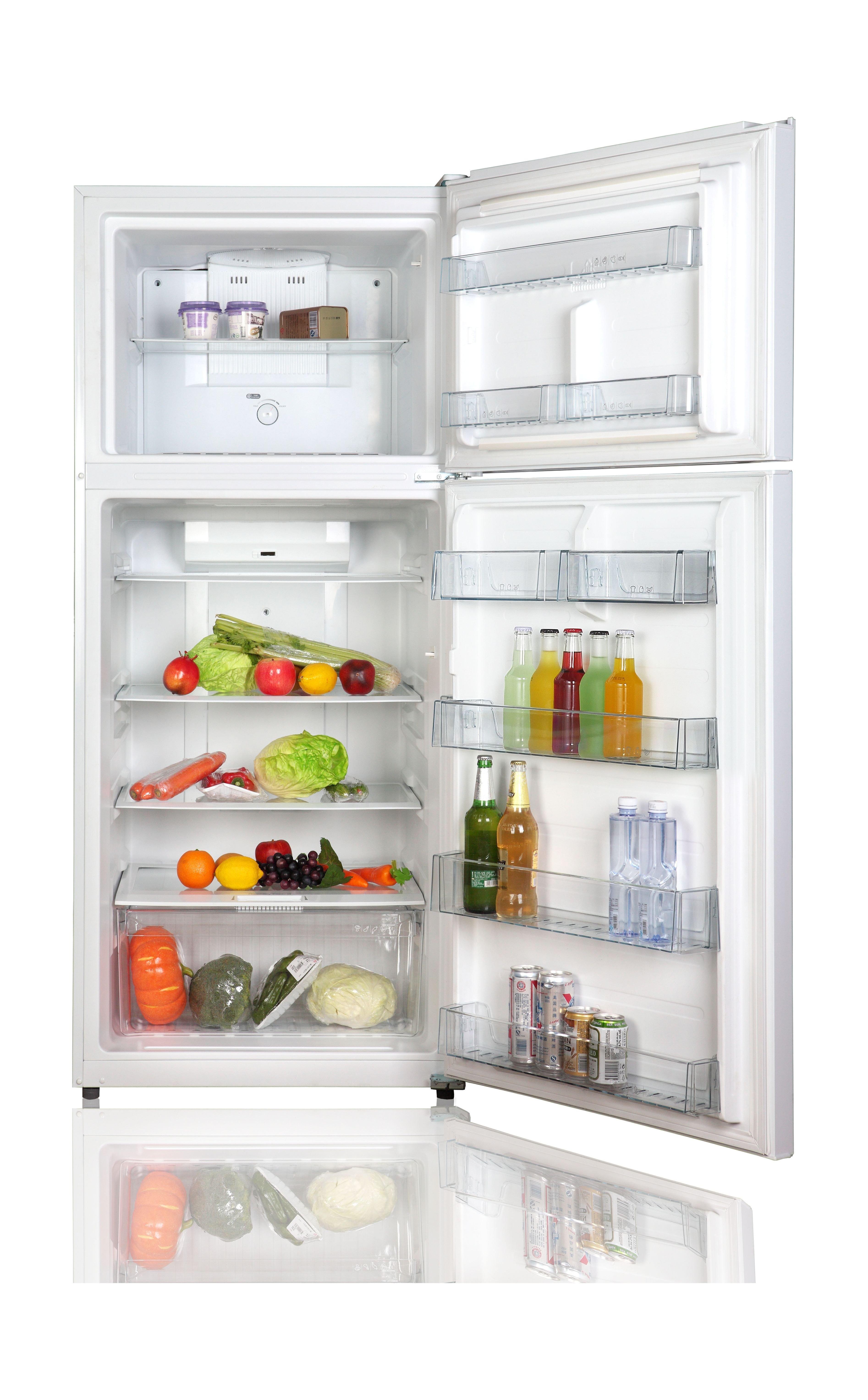 Midea 16 Cubic Feet Two Door Refrigerator - White HD-598FW
