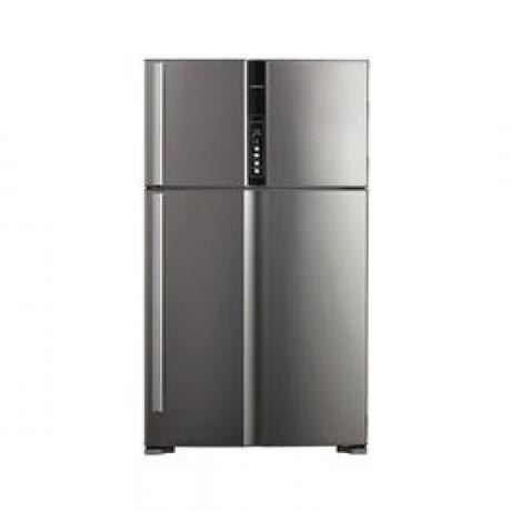Hitachi 25 Cubic Feet Two Door Refrigerator - Silver R-V900PS1KXV-STS