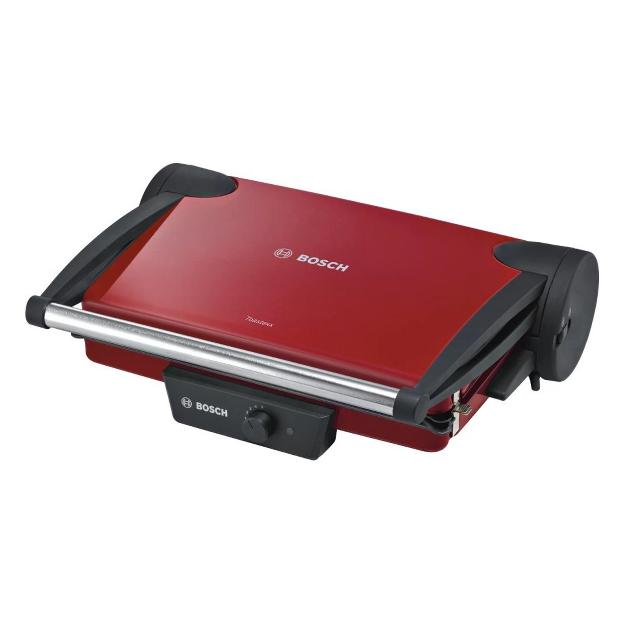 Bosch Electric Contact Grill 1800W - Red TFB4402