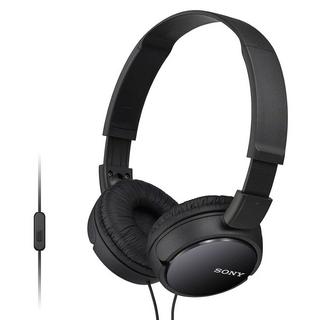 Buy Sony wired on-ear stereo headphones (mdr-zx110 ) - black in Saudi Arabia