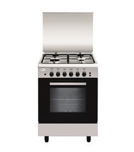 Glem Gas 4 Burners Free Standing Gas Cooker Silver AL554GI/FS Price