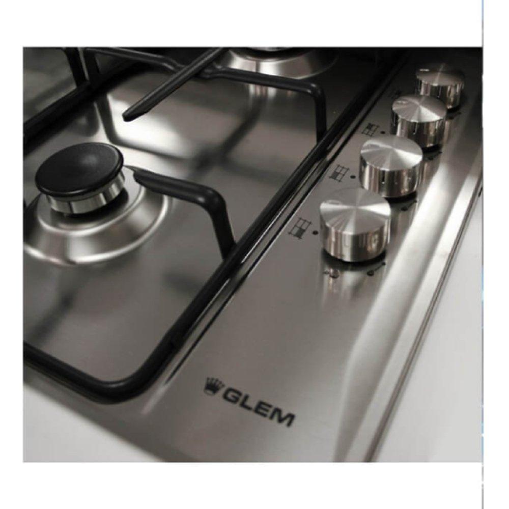 Glem 5 Burner Built InHob 90cm Silver (P9LV5I) Price in Kuwait Xcite