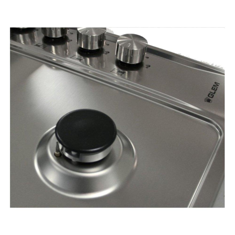 Glem 5 Burner Built InHob 90cm Silver (P9LV5I) Price in Kuwait Xcite