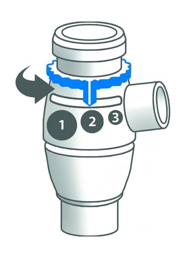 Omron A3 Complete Compressor Nebulizer, NE-C300-E - White/Blue
