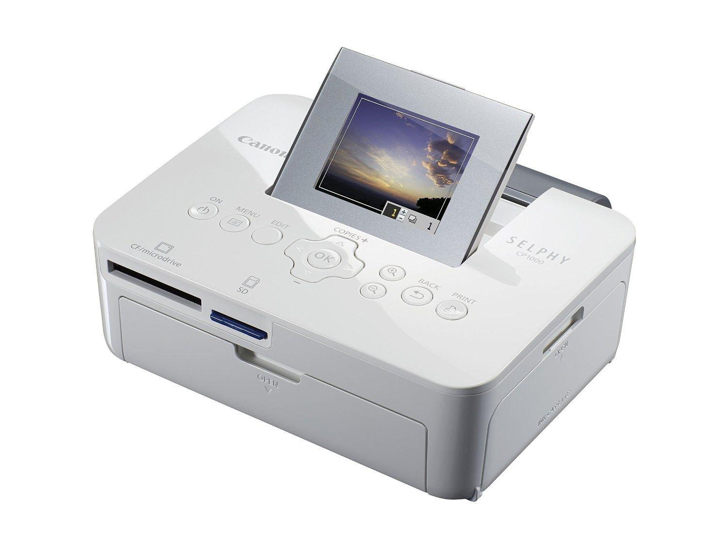 Canon Selphy Compact Photo Printer White Price in Kuwait Xcite