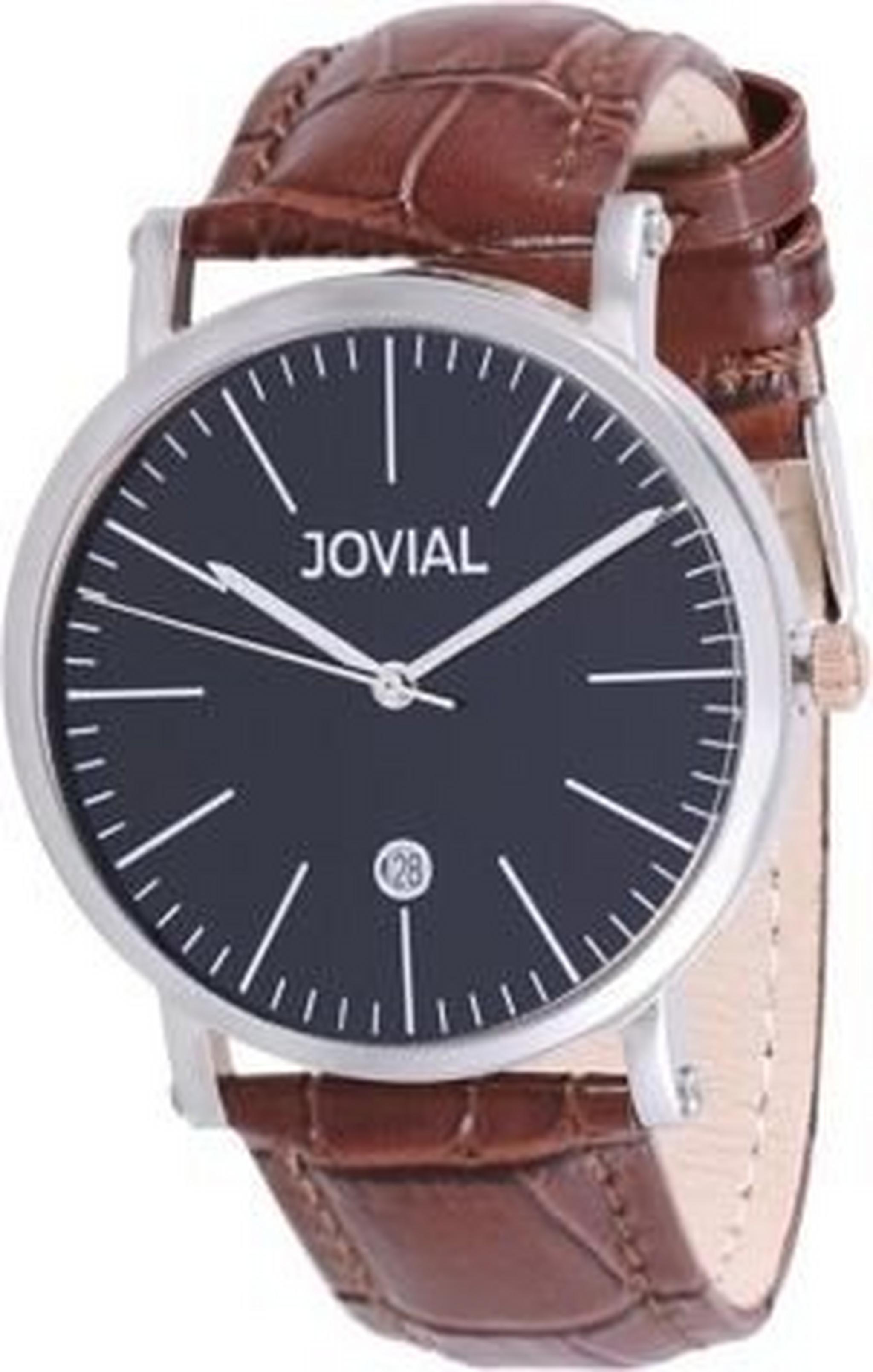 JOVIAL 5210-GRLQ-40 Gents Watch - Leather Strap