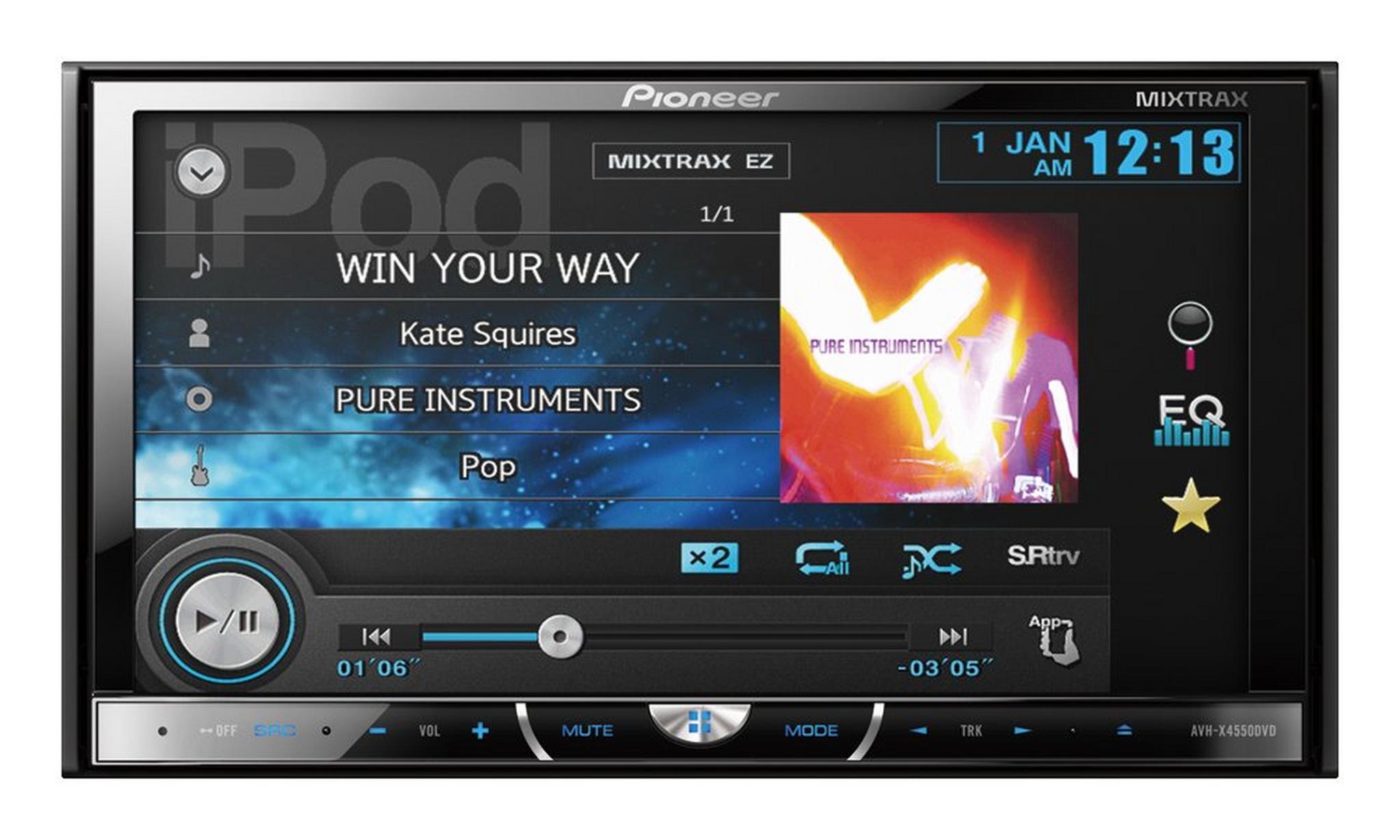 Pioneer Double-Din DVD Multimedia Car Stereo - Black AVH-X4550DVD/XNRI