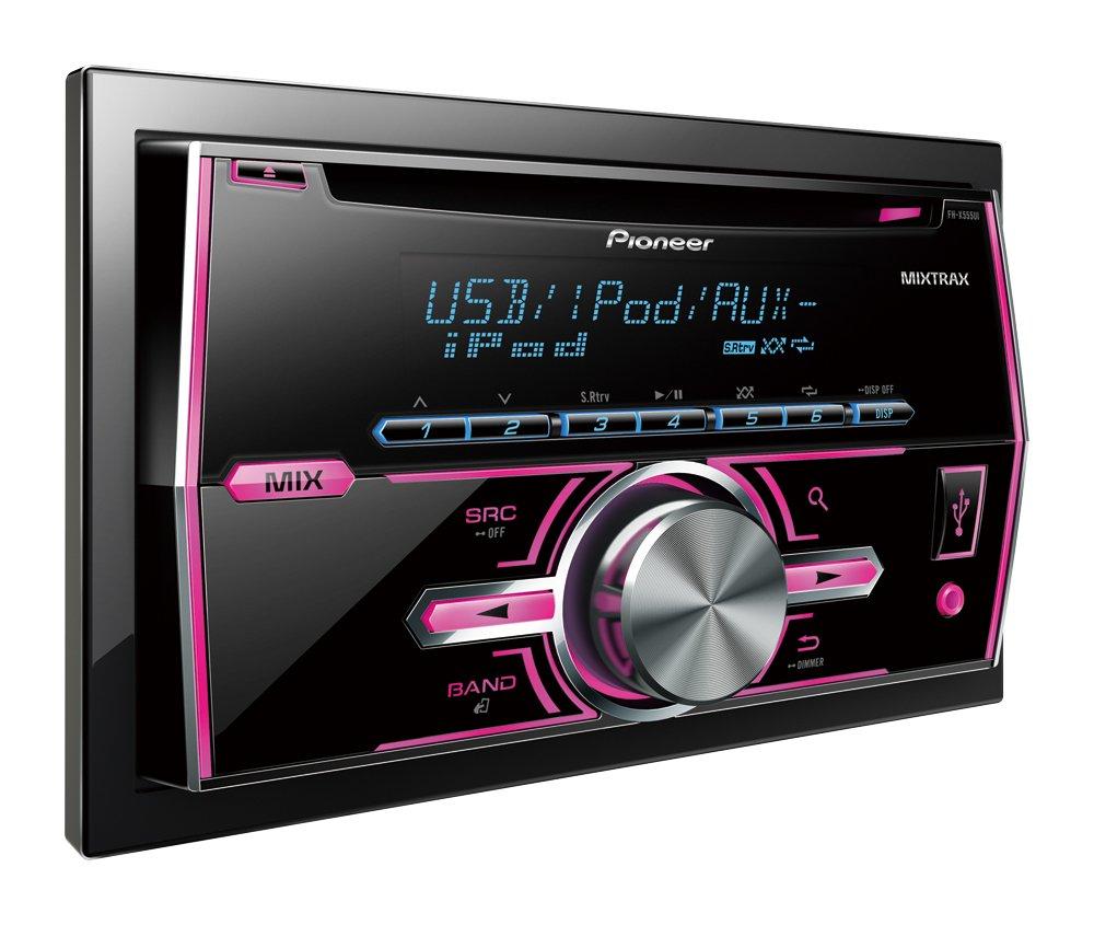 Pioneer Double Din Car Stereo- Black FH-X555UI/XNES