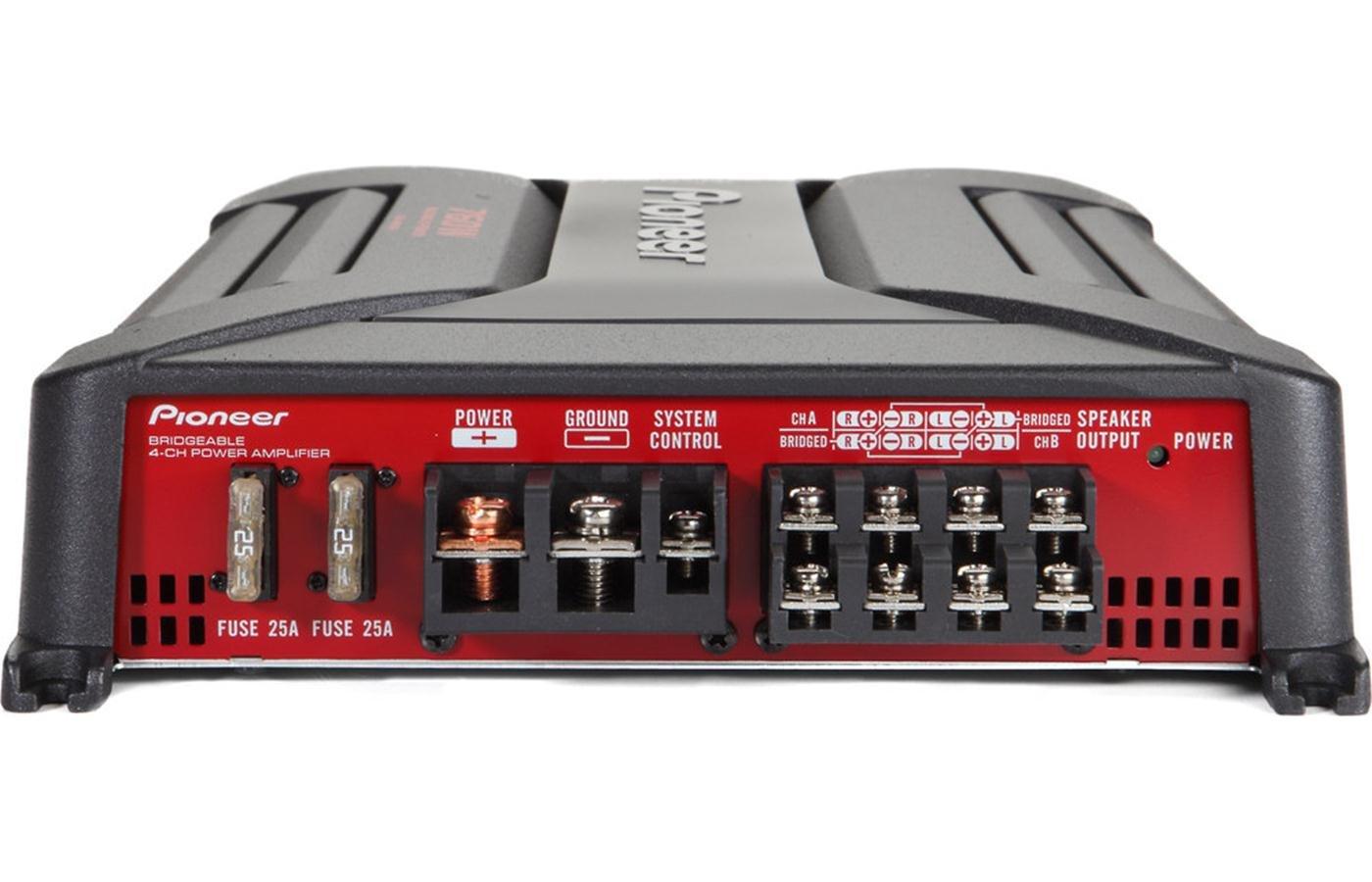 Pioneer 760W 4 Channel Bridge Amplifier Black GMA6604 Price in