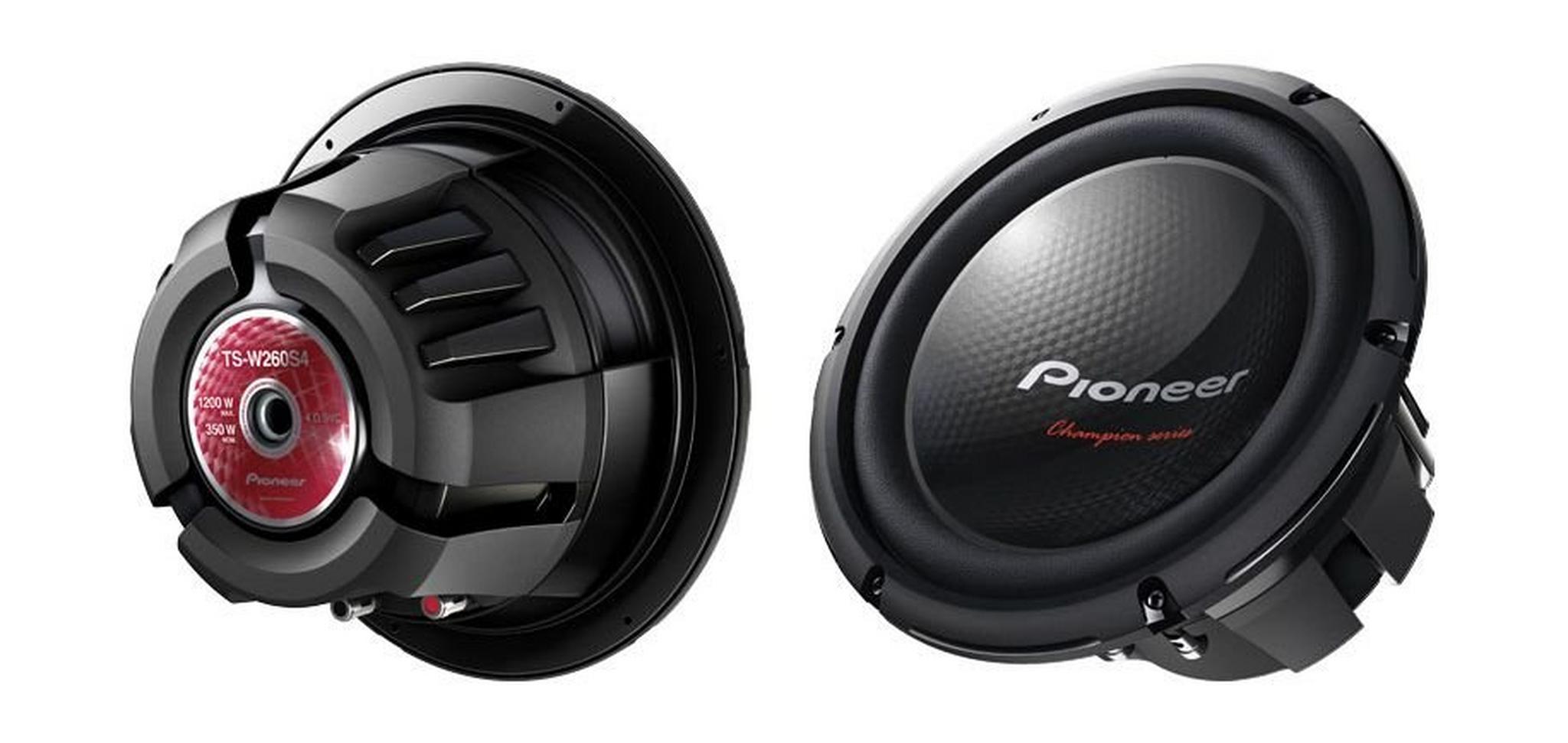 Pioneer 1200W 10-inch Champion Series Car Subwoofer (TS – W260S4)