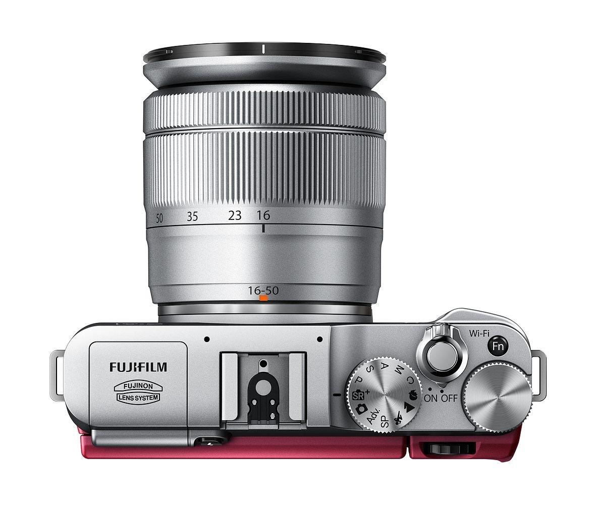 Fujifilm X-A1 16.3MP Mirrorless Digital Camera with XC16-50mm Lens - Red