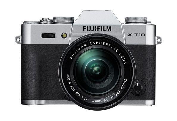Fujifilm X-T10 Mirrorless Digital Camera with 16-50mm Lens - Silver