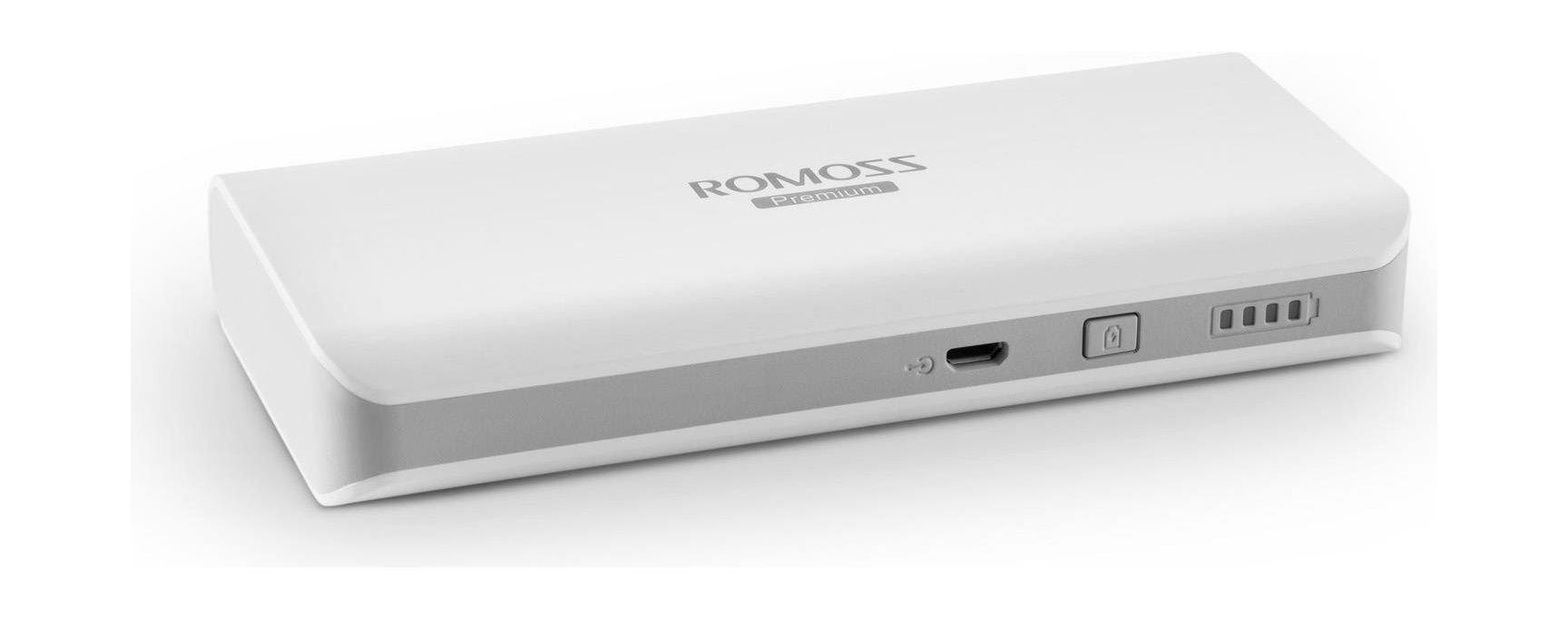 Romoss Sailing 5 13000mAh 2.1A Power Bank - White (PH50-301)