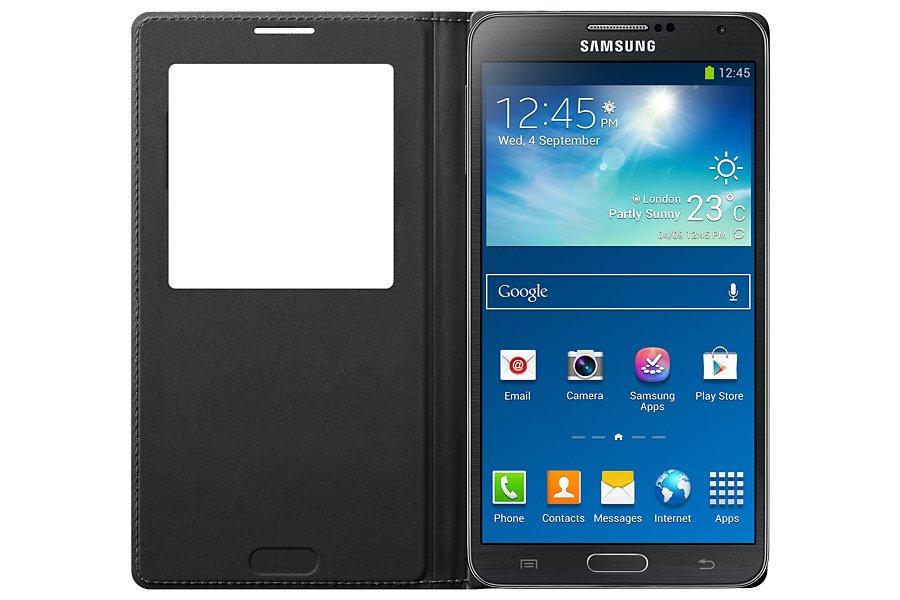 S View Cover for Galaxy Note 3 from Samsung - Black