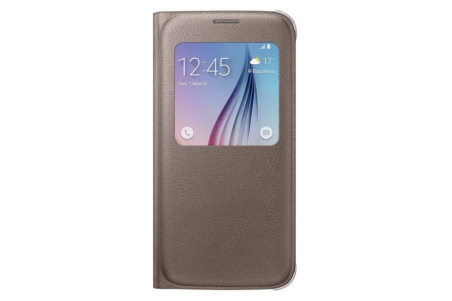 S View Cover for Galaxy S6 from Samsung - Gold