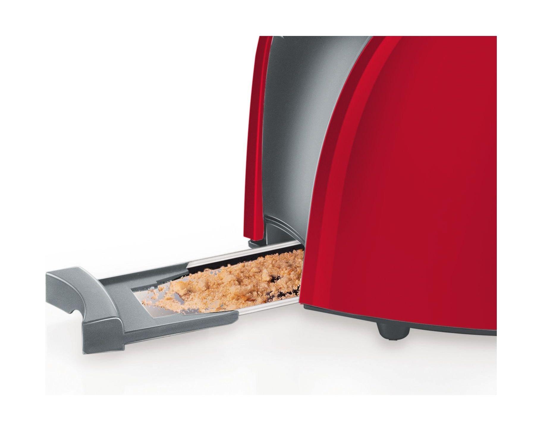 محمصة مدمجة من بوش- ٩٠٠ واط- أحمر- TAT6104NGB