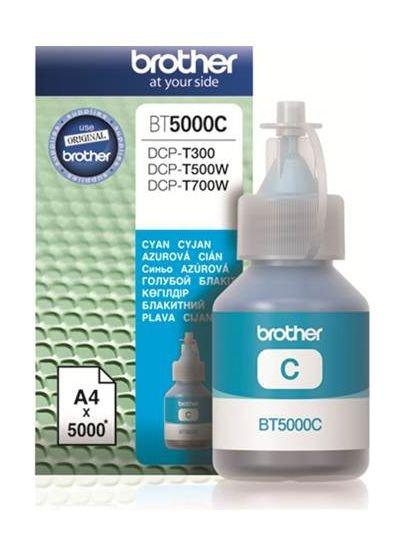 Buy Brother ink bt5000c for inkjet printing 5000 page yield - cyan (single colour pack) in Kuwait