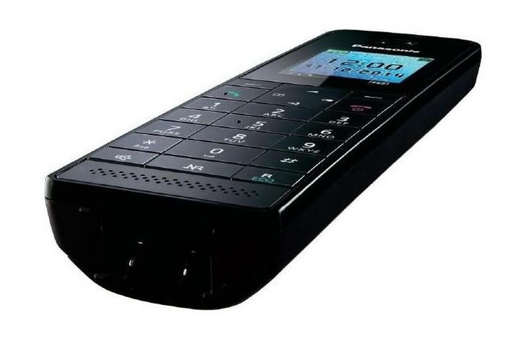 Panasonic KX-TG Series Cordless Landline Telephone (KX-TGH210UEB) - Black