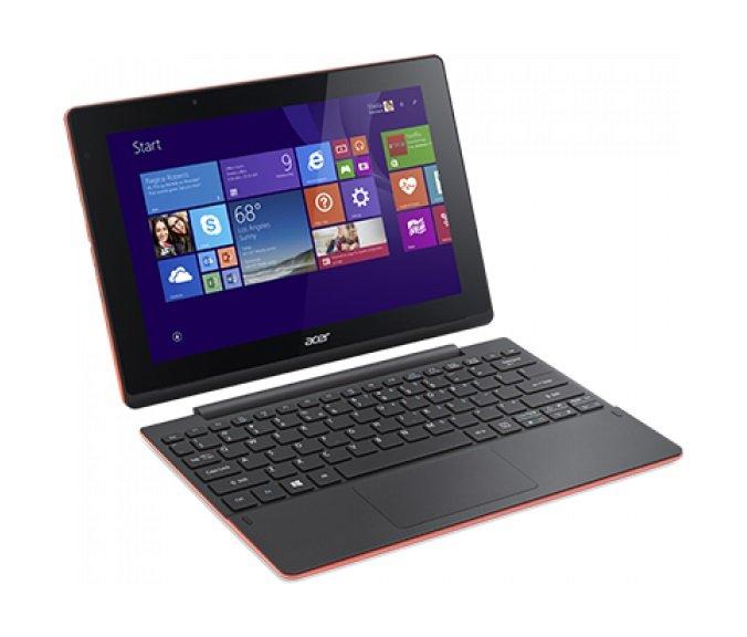 لابتوب آيسر إسباير سويتش ١٠ القابل للتحويل إلى تابلت – ذاكرة ٣٢ جيجابايت إي إم إم سي – رام ٢ جيجابايت – شاشة تعمل باللمس ١٠.١ بوصة – معالج إنتل أتوم - أحمر - (SW3-013)