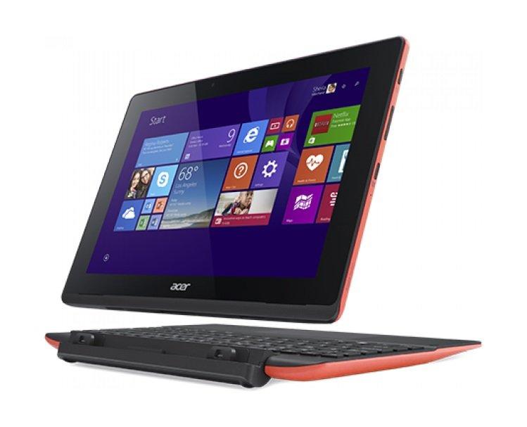 لابتوب آيسر إسباير سويتش ١٠ القابل للتحويل إلى تابلت – ذاكرة ٣٢ جيجابايت إي إم إم سي – رام ٢ جيجابايت – شاشة تعمل باللمس ١٠.١ بوصة – معالج إنتل أتوم - أحمر - (SW3-013)