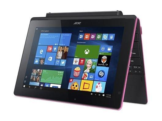 Acer Aspire Switch 10 Intel Atom 2GB RAM 32GB eMMC Storage 10.1-inch Touchscreen Convertible Laptop(SW3-013) - Pink