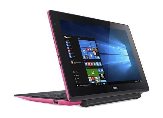 Acer Aspire Switch 10 Intel Atom 2GB RAM 32GB eMMC Storage 10.1-inch Touchscreen Convertible Laptop(SW3-013) - Pink