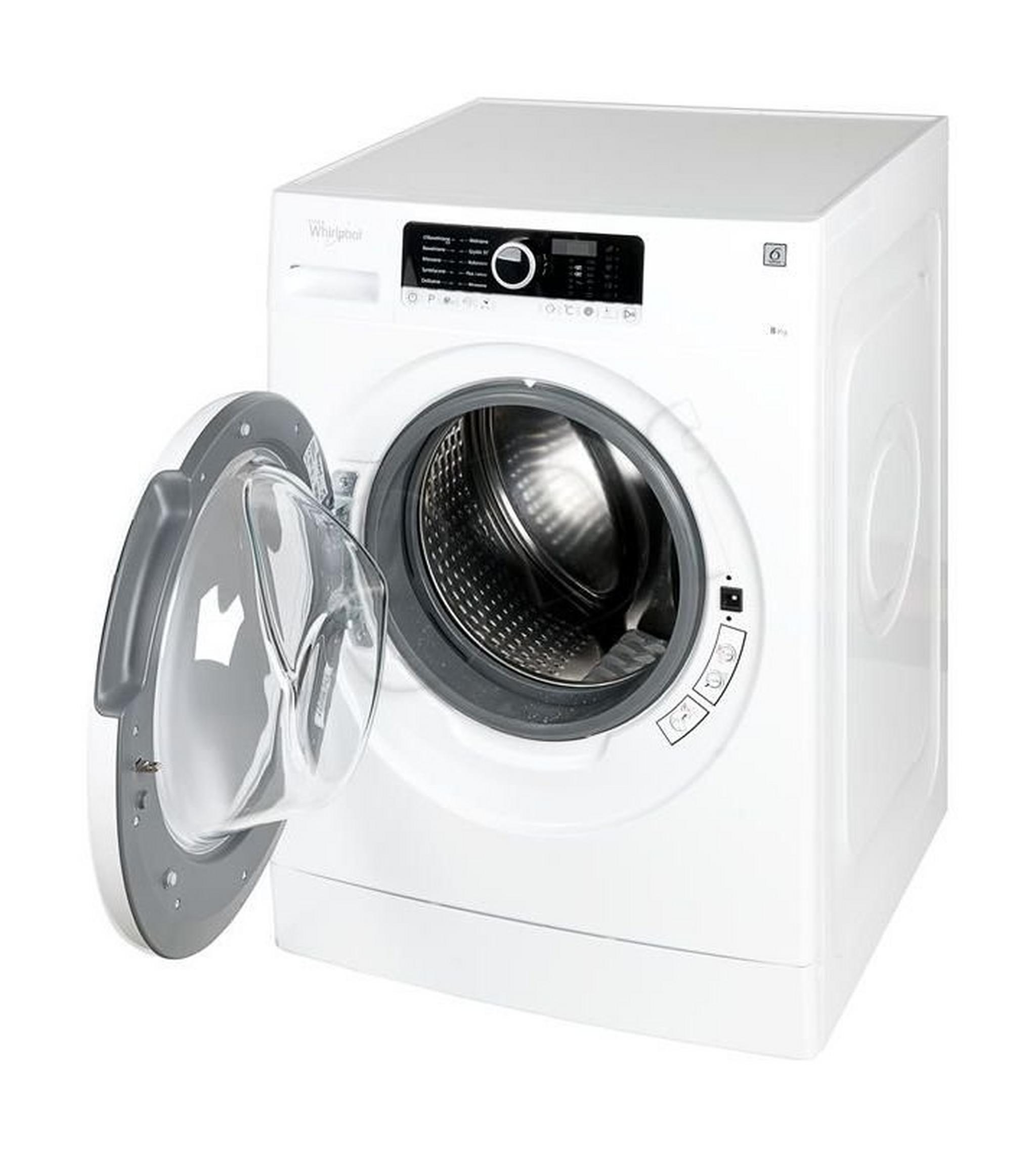 Whirlpool 8KG Front Load Washing Machine (FSCR80211) – White