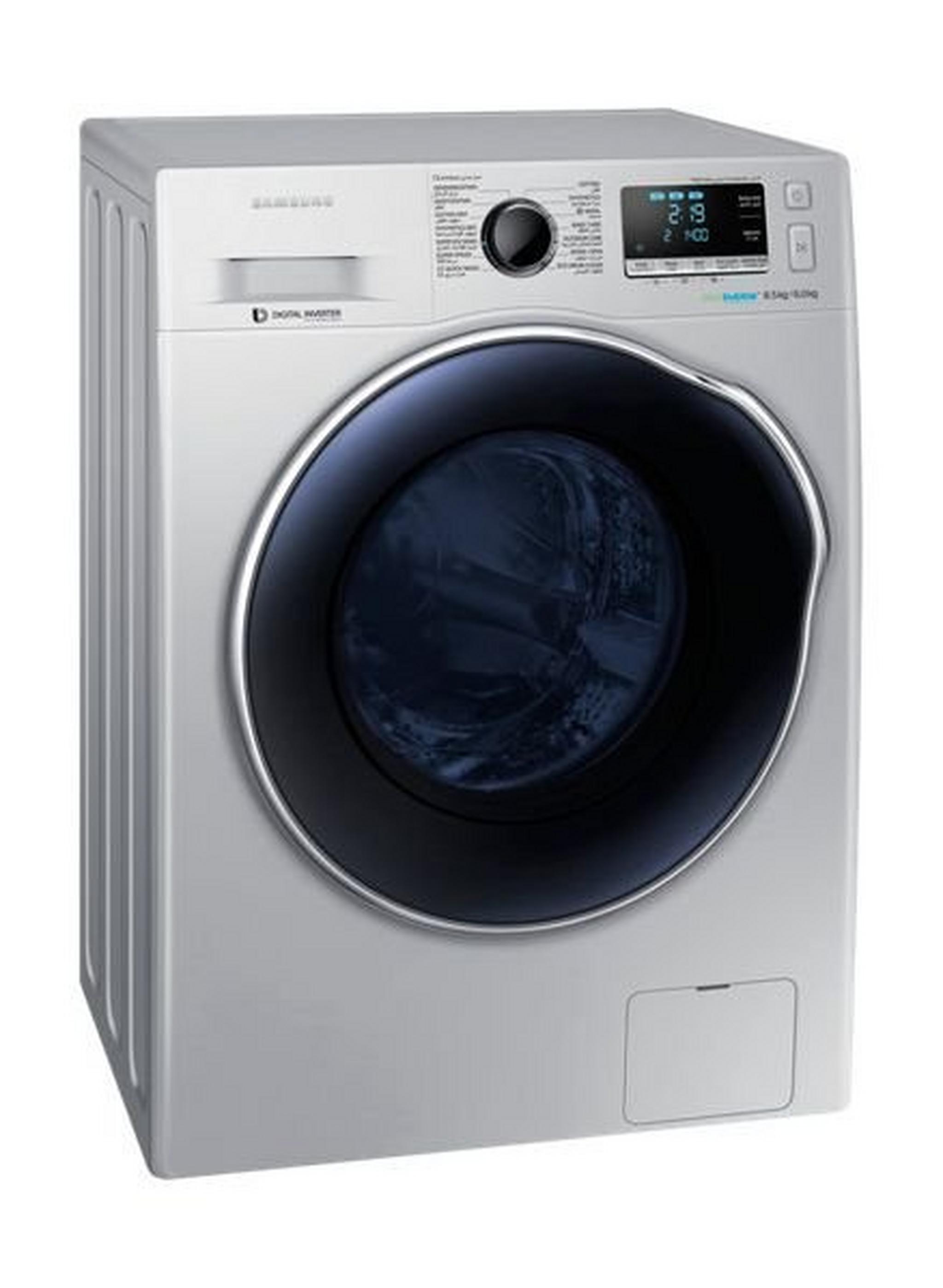 Samsung Front Loading Washer & Dryer 8.5 kg (WD85J6410AS) - Silver