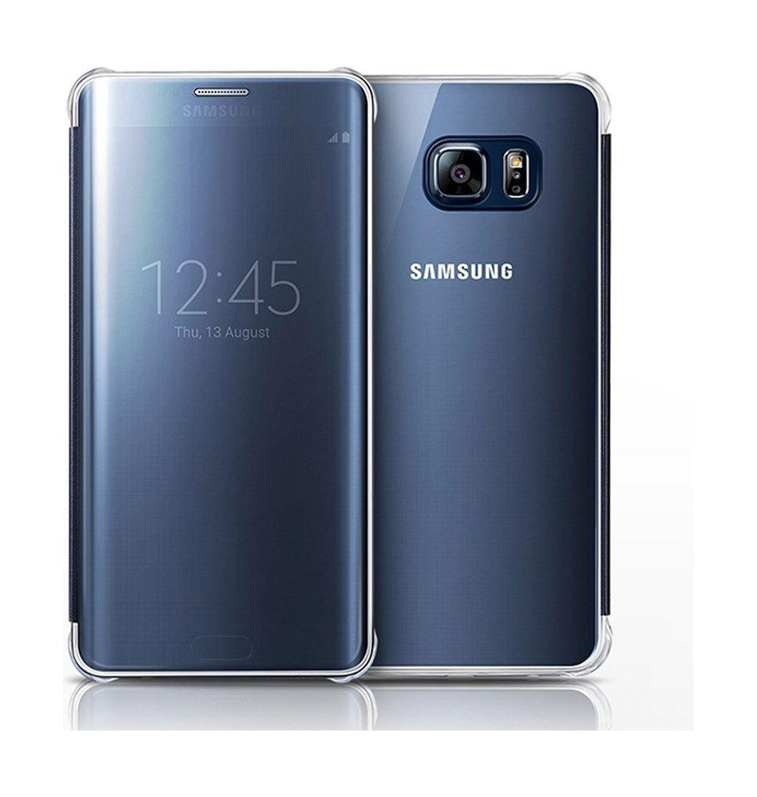 Samsung Clear View Protective Cover for Galaxy S6 Edge Plus -  Blue/Black