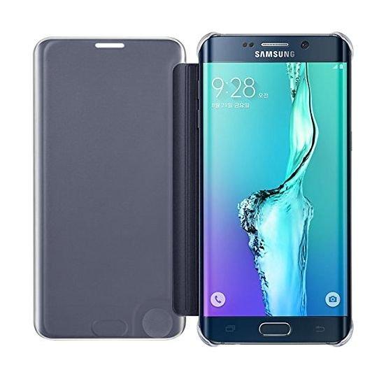 Samsung Clear View Protective Cover for Galaxy S6 Edge Plus -  Blue/Black