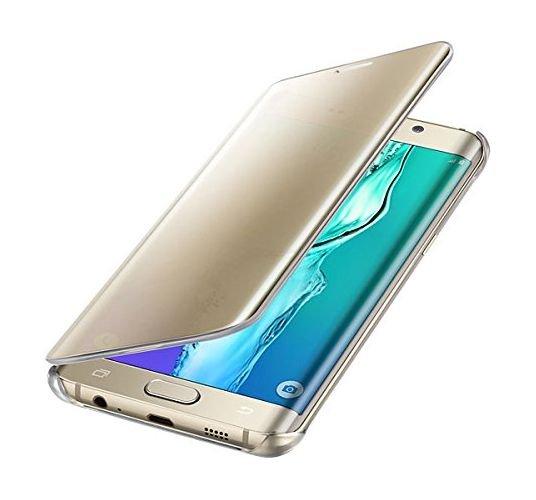 Samsung Clear View Protective Cover for Galaxy S6 Edge Plus - Gold