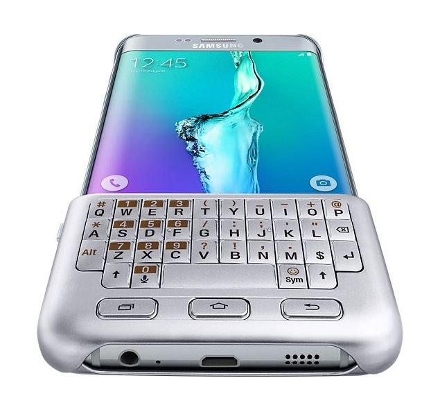 Samsung Protective Keyboard Cover Arabic For Galaxy S6 Edge Plus - Silver